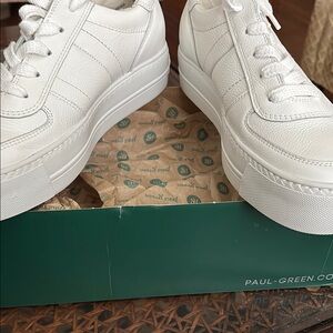 Paul Green Crisp White Casual Sneakers